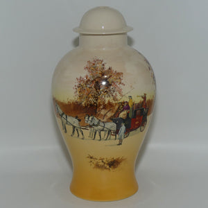 Royal Doulton Coaching Days lamp body | makes a great display urn