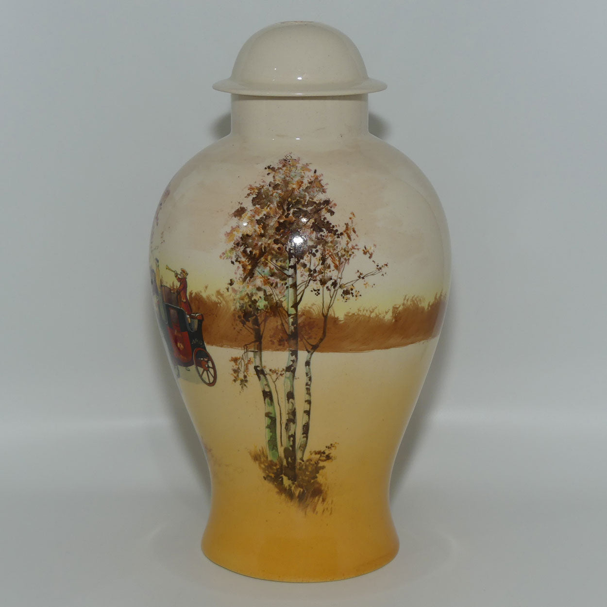 Royal Doulton Coaching Days lamp body | makes a great display urn