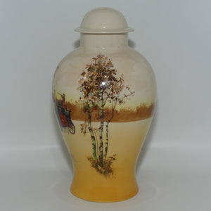 Royal Doulton Coaching Days lamp body | makes a great display urn