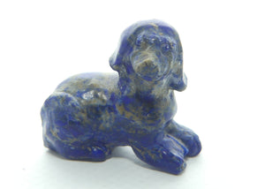 Miniature Lapis Lazuli Spaniel figure