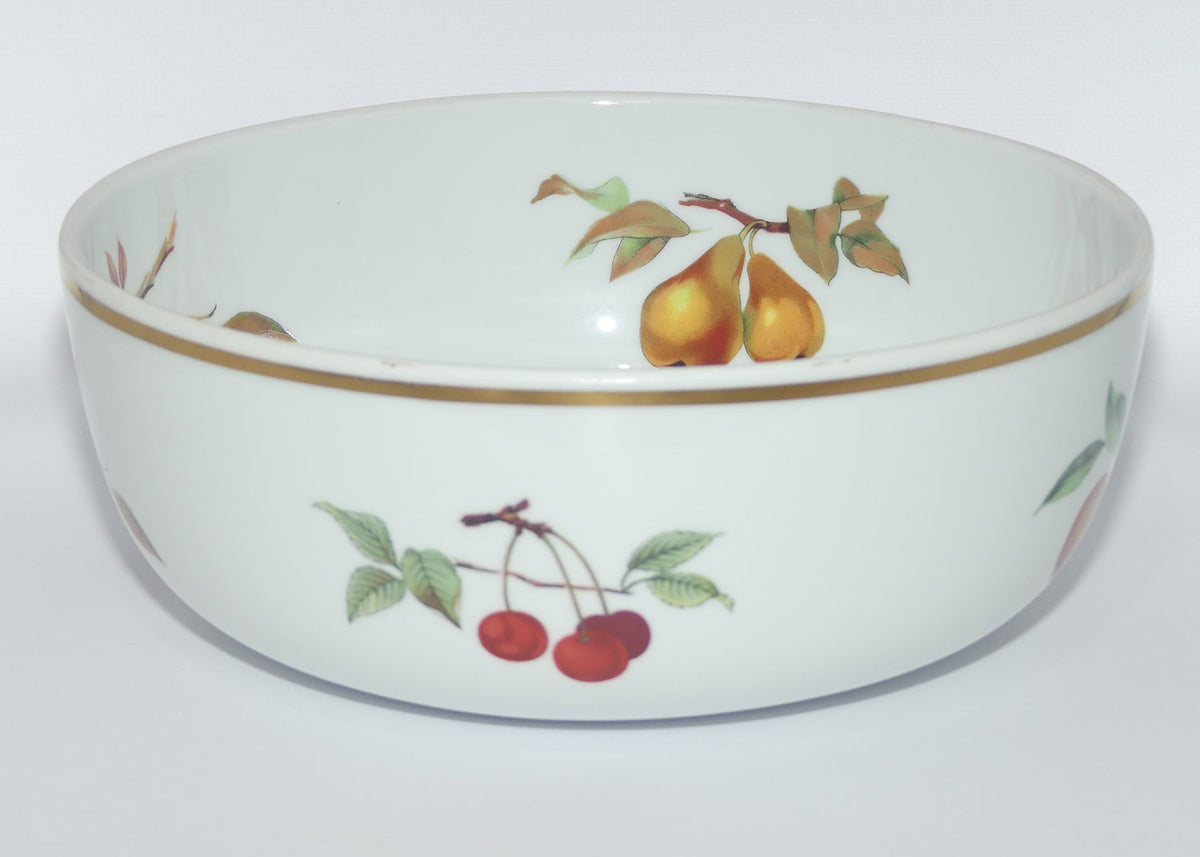 Royal Worcester Fine Porcelain | Evesham pattern | large fruit bowl | 26cm diam