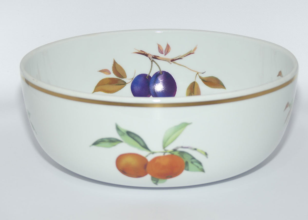 Royal Worcester Fine Porcelain | Evesham pattern | large fruit bowl | 26cm diam