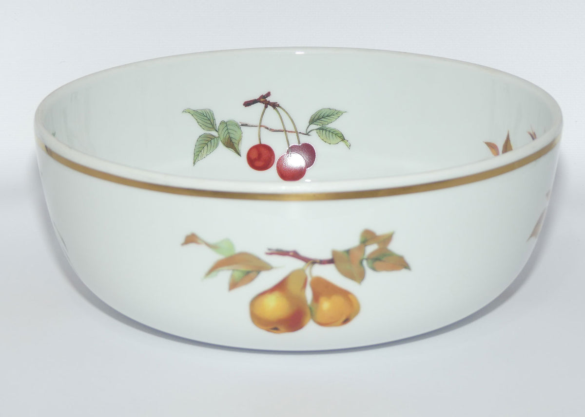Royal Worcester Fine Porcelain | Evesham pattern | large fruit bowl | 26cm diam