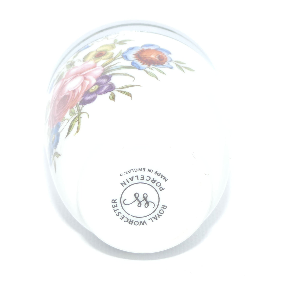 Royal Worcester Floral Bouquet decorated egg coddler | Large | #6 | Boxed