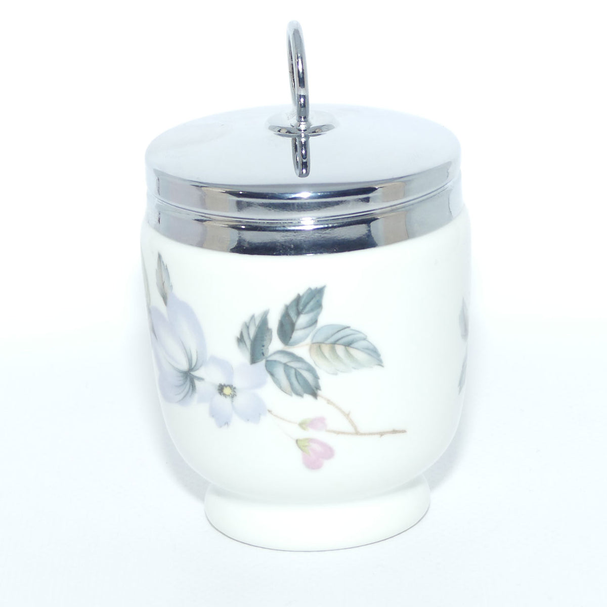 Royal Worcester Floral decorated egg coddler | Large | #1 | Boxed