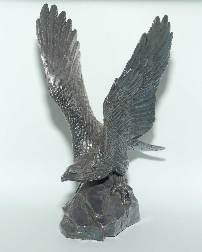 Sterling Silver figure of an Eagle in Flight by Camelot Silver | Sheffield 2015