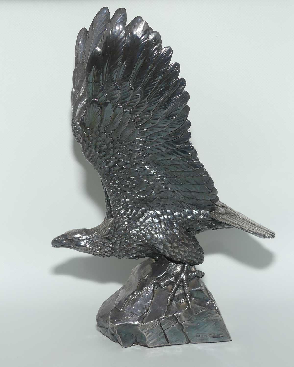 Sterling Silver figure of an Eagle in Flight by Camelot Silver | Sheffield 2015
