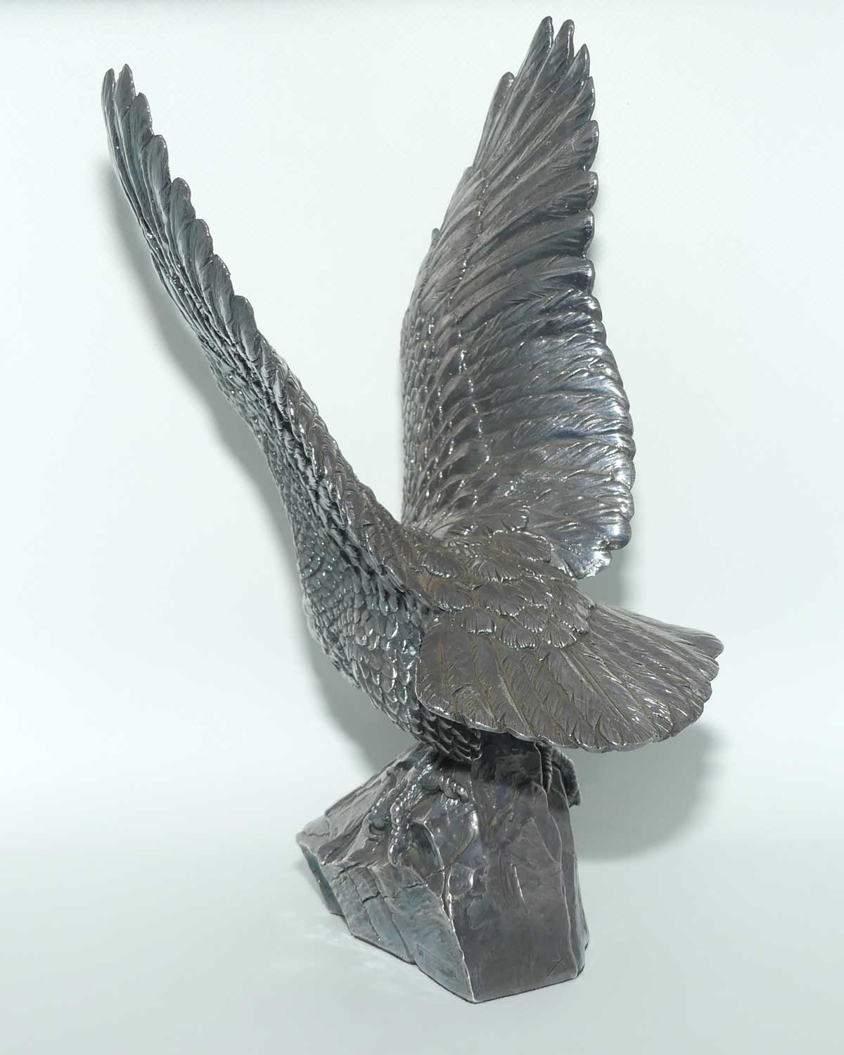 Sterling Silver figure of an Eagle in Flight by Camelot Silver | Sheffield 2015