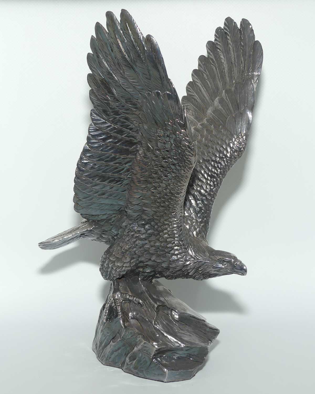 Sterling Silver figure of an Eagle in Flight by Camelot Silver | Sheffield 2015