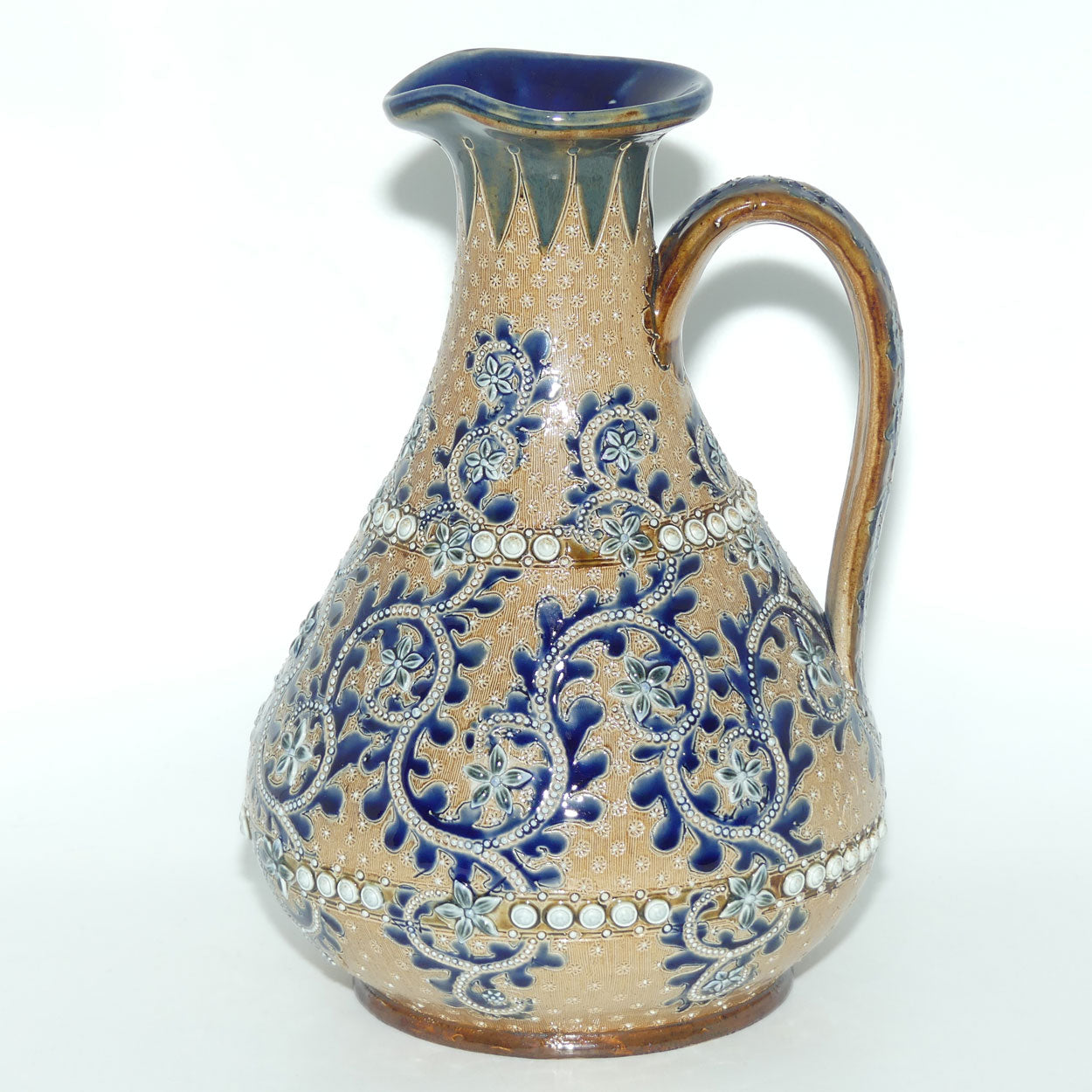 Doulton Lambeth George Tinworth bulbous jug