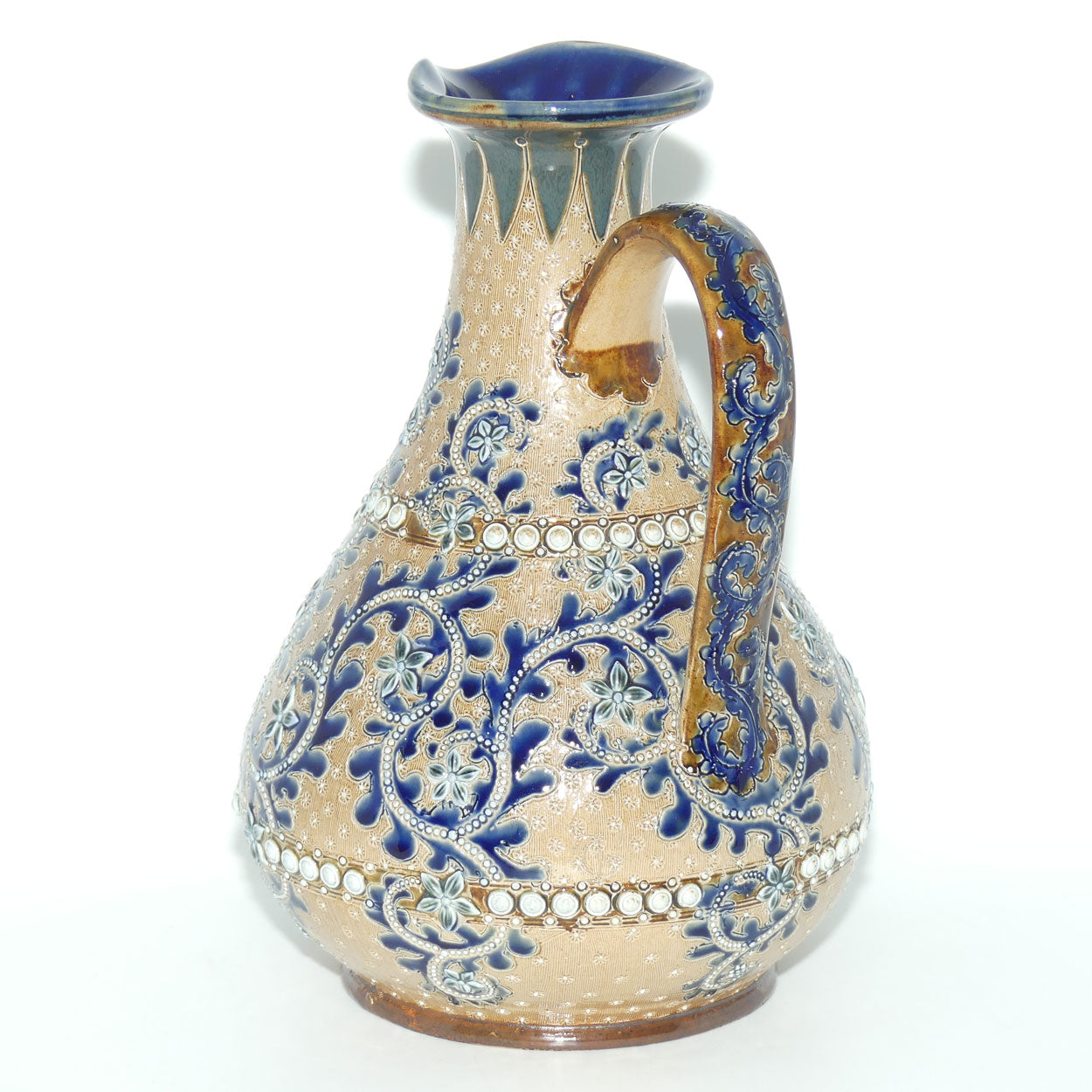 Doulton Lambeth George Tinworth bulbous jug
