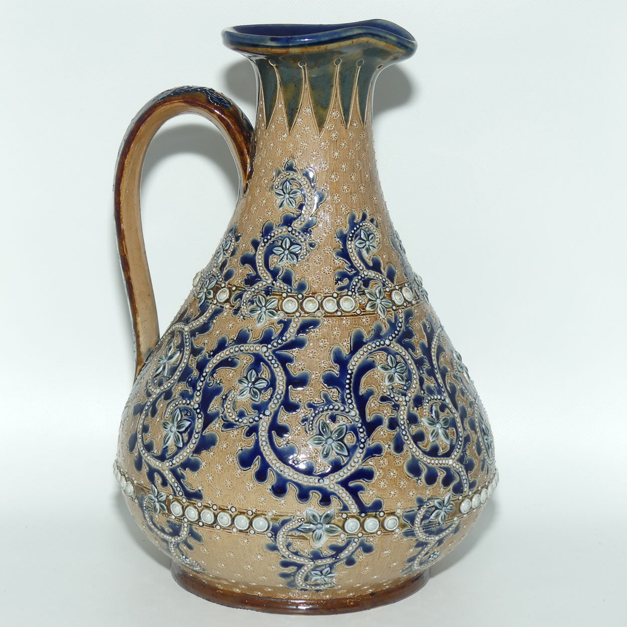 Doulton Lambeth George Tinworth bulbous jug
