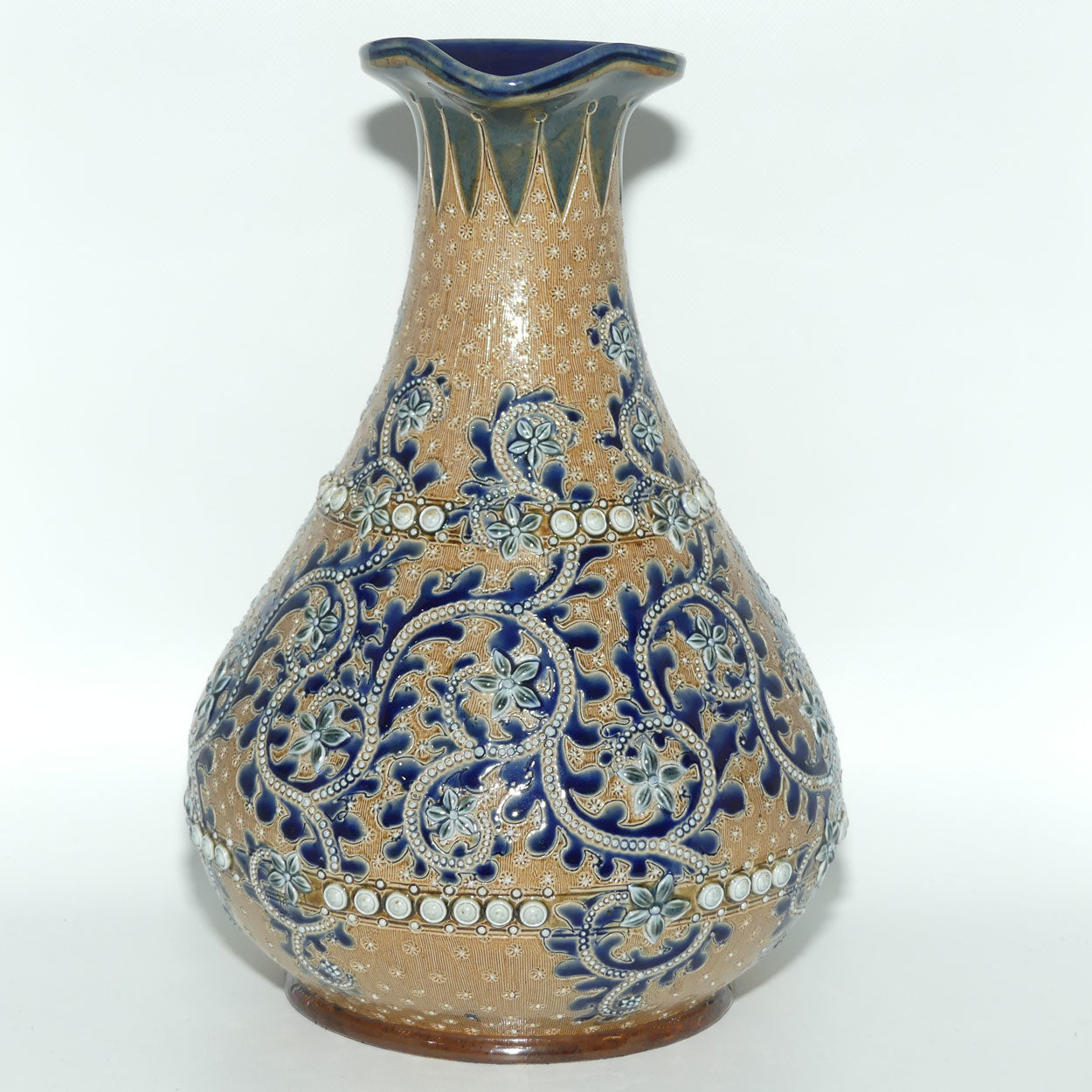 Doulton Lambeth George Tinworth bulbous jug