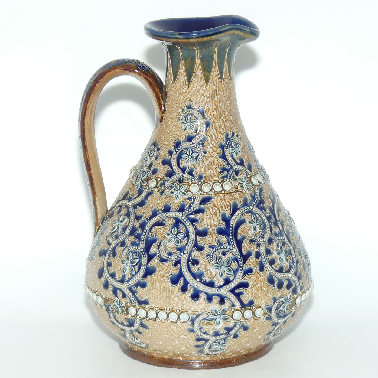 Doulton Lambeth George Tinworth bulbous jug