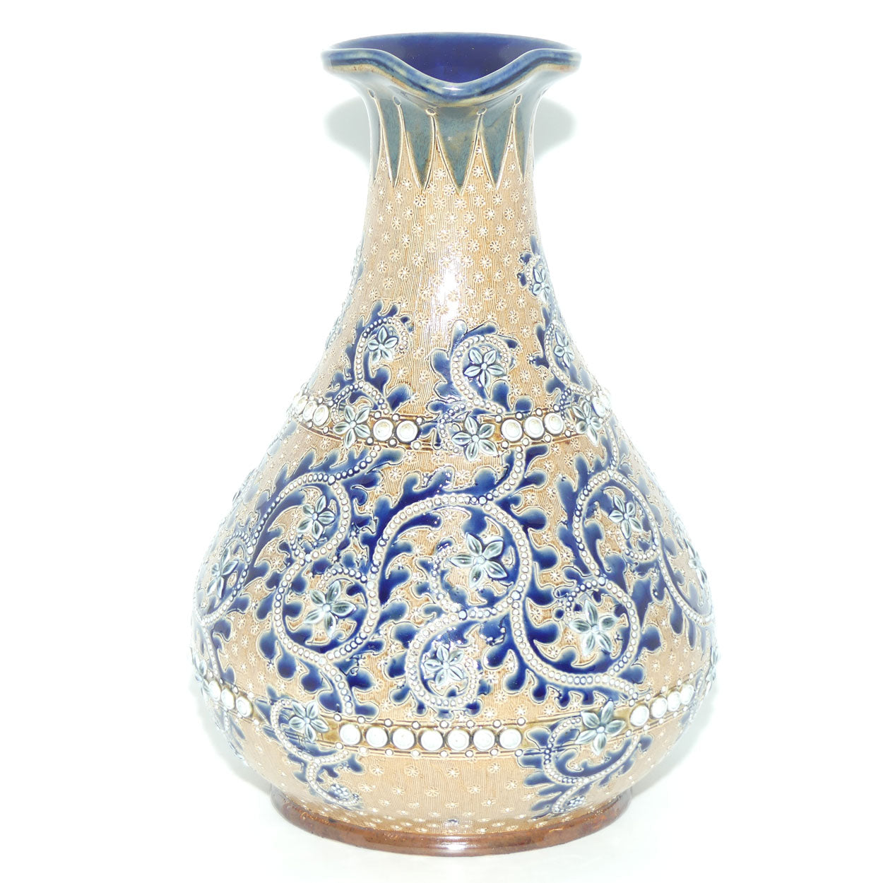 Doulton Lambeth George Tinworth bulbous jug