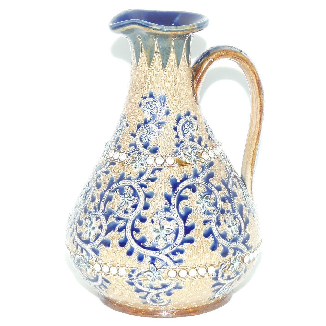 Doulton Lambeth George Tinworth bulbous jug