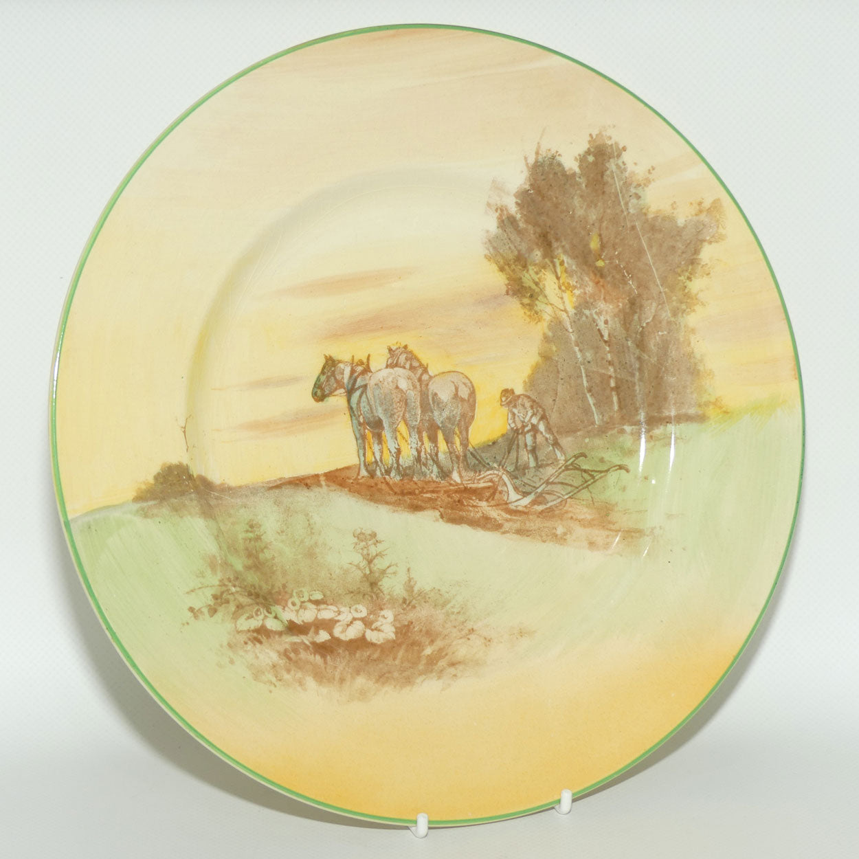 Royal Doulton Ploughing large plate | 26cm |  D5650