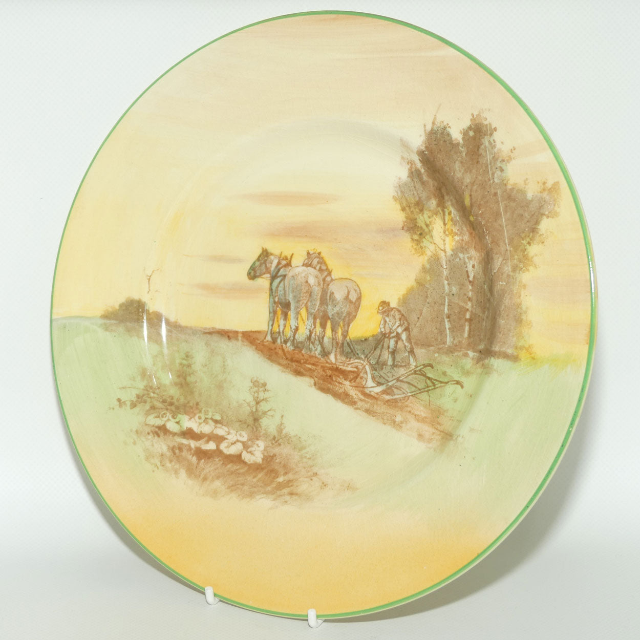 Royal Doulton Ploughing large plate | 26cm |  D5650