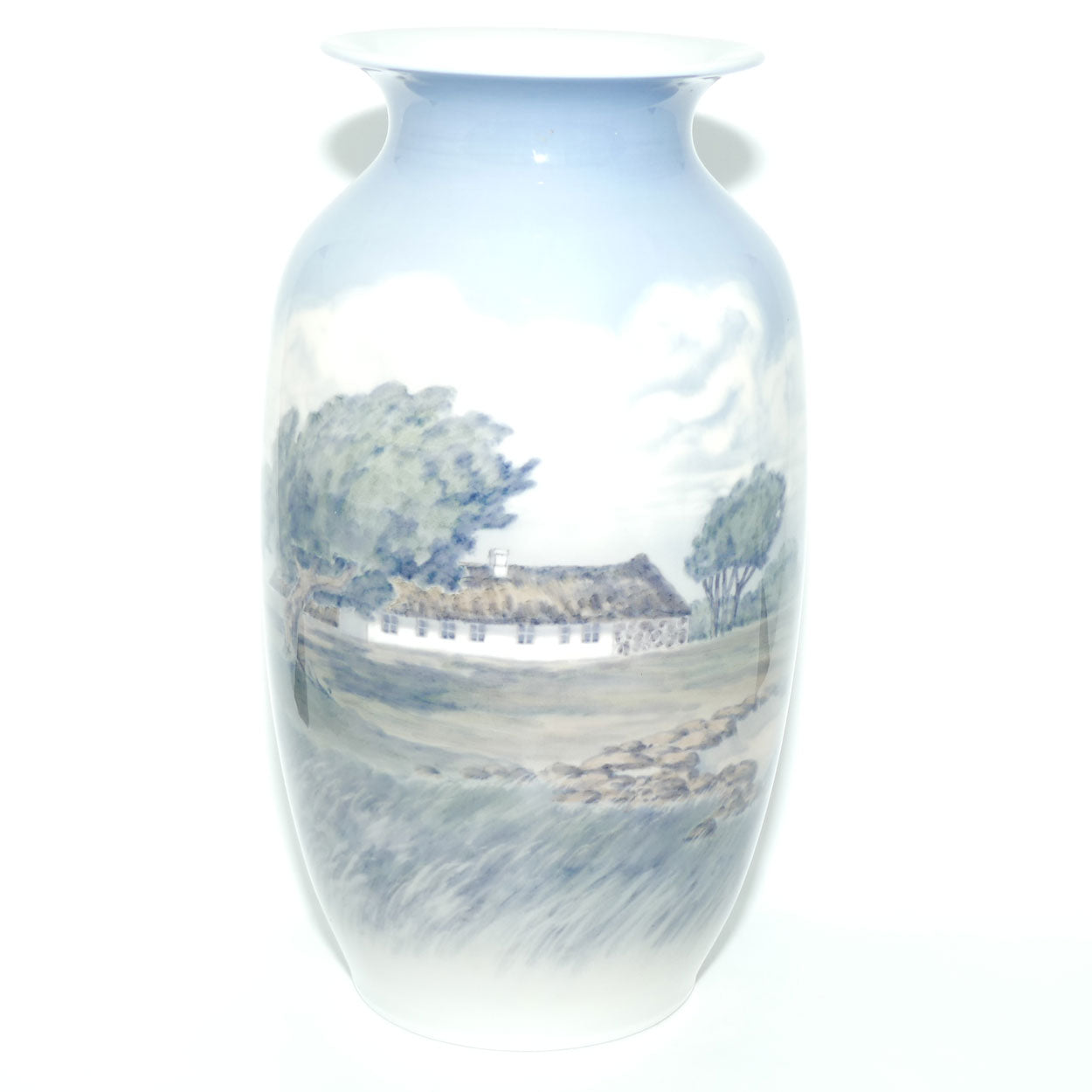 Royal Copenhagen large vase | Country Home scene | 2751 2983