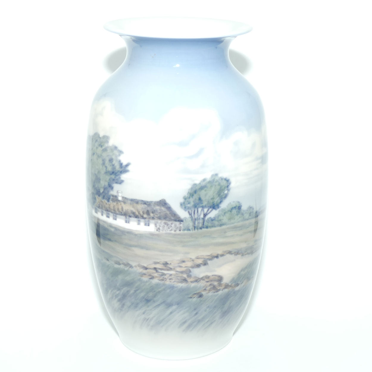 Royal Copenhagen large vase | Country Home scene | 2751 2983