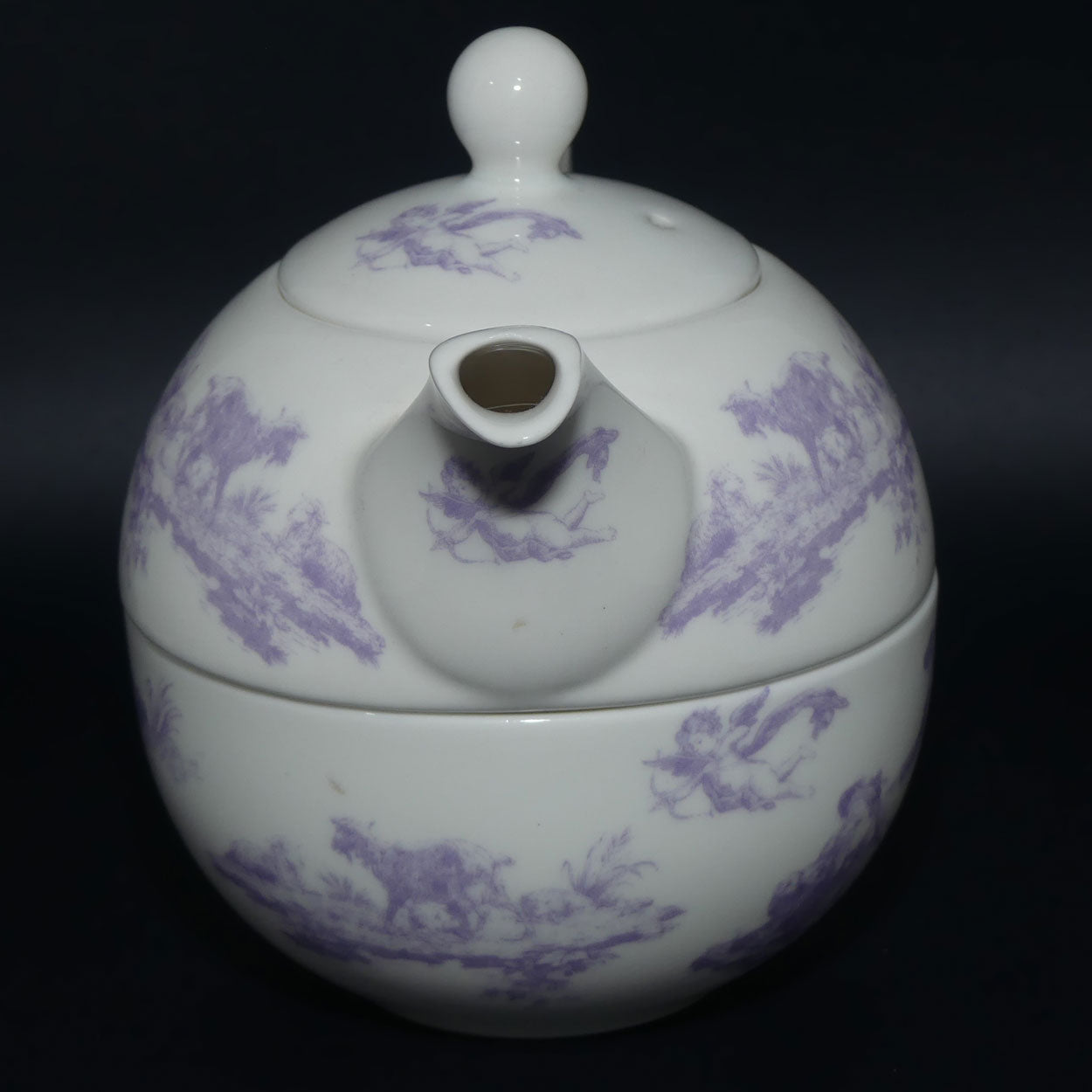 Laura Ashley Lilac Toile stacking tea pot