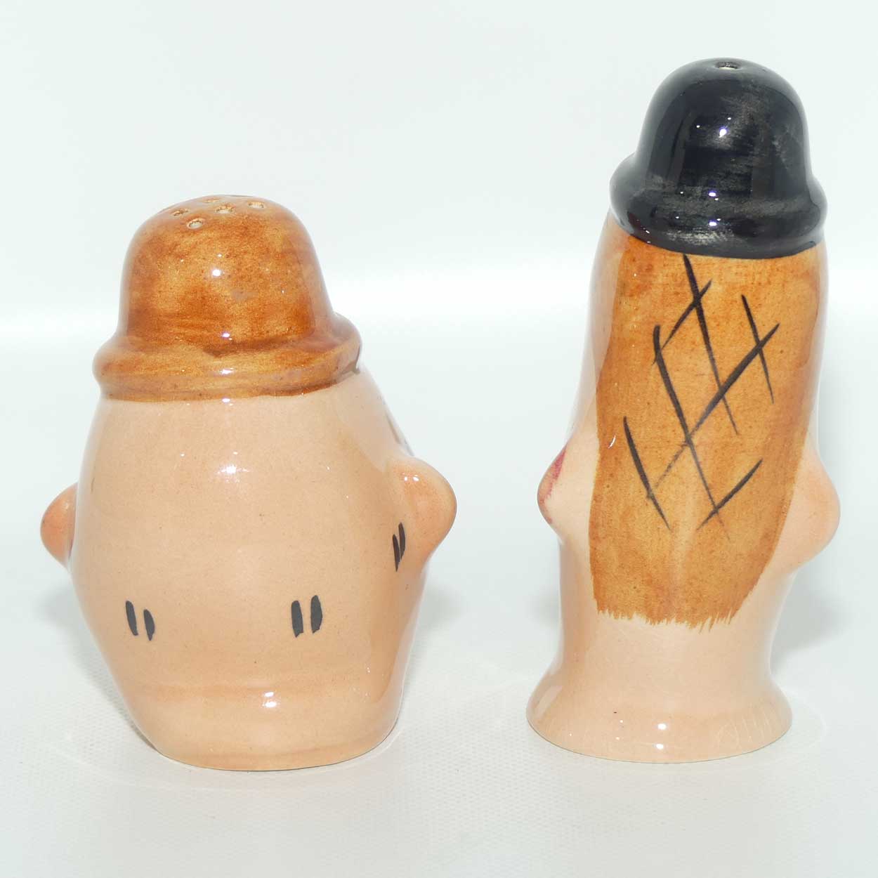 Beswick England Laurel and Hardy salt and pepper shakers