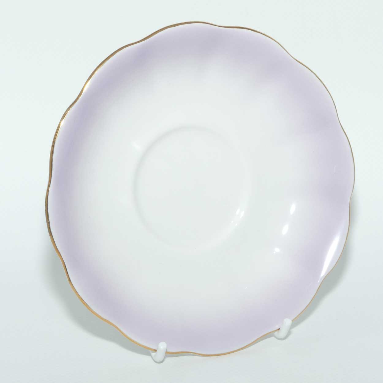 Royal Albert Bone China Rainbow series | Lavendar trio | older Hampton shape