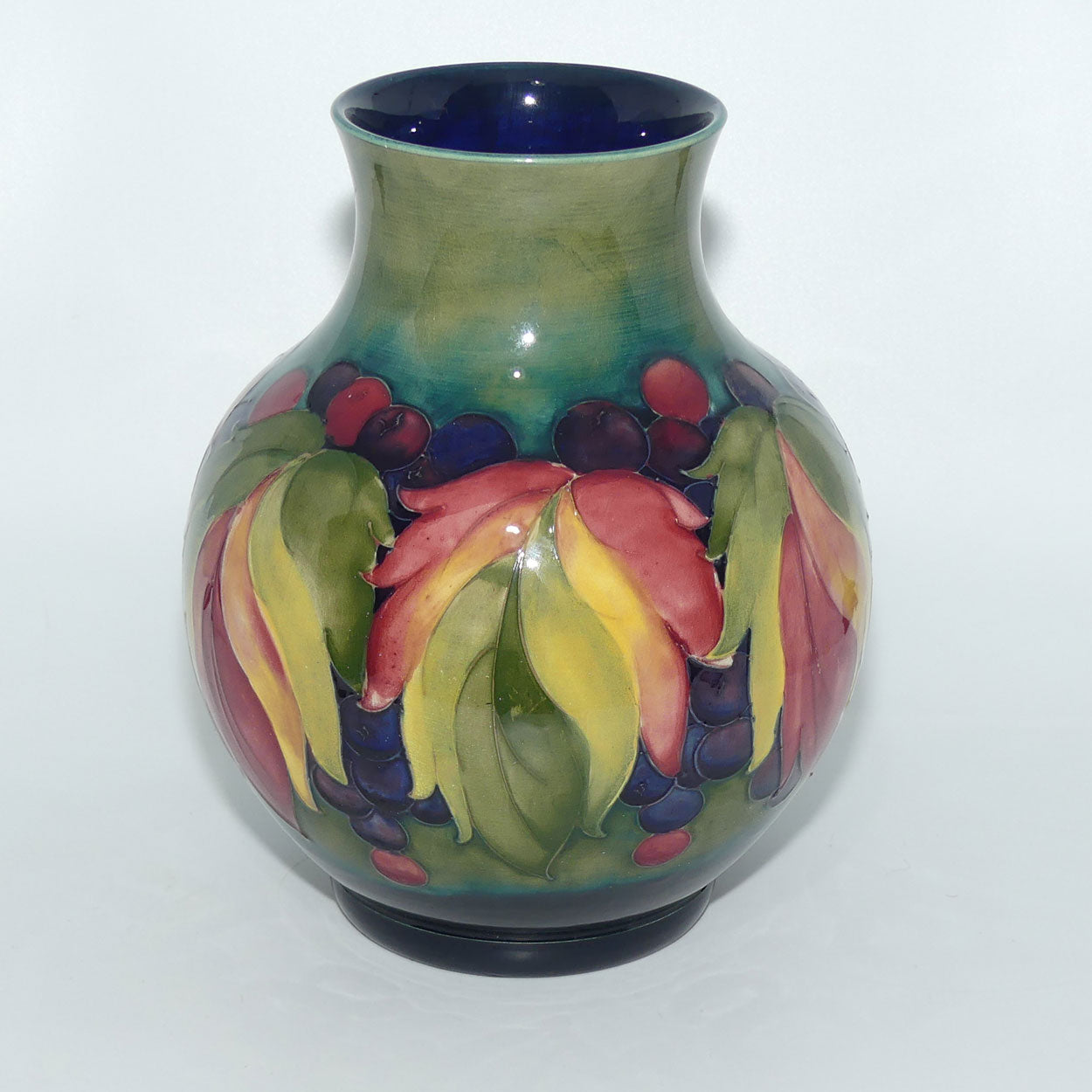 William Moorcroft Leaves and Fruit (Green)