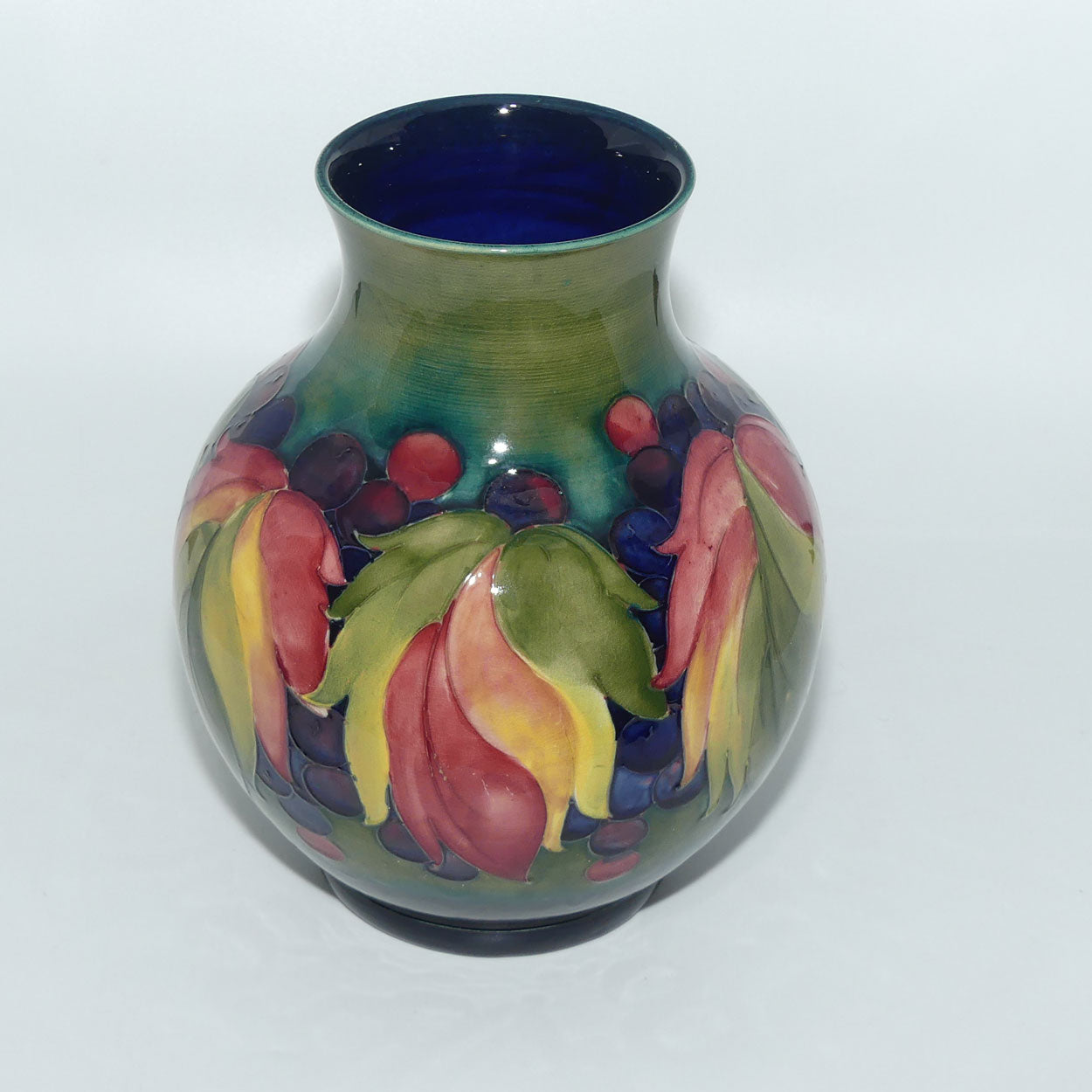 William Moorcroft Leaves and Fruit (Green)