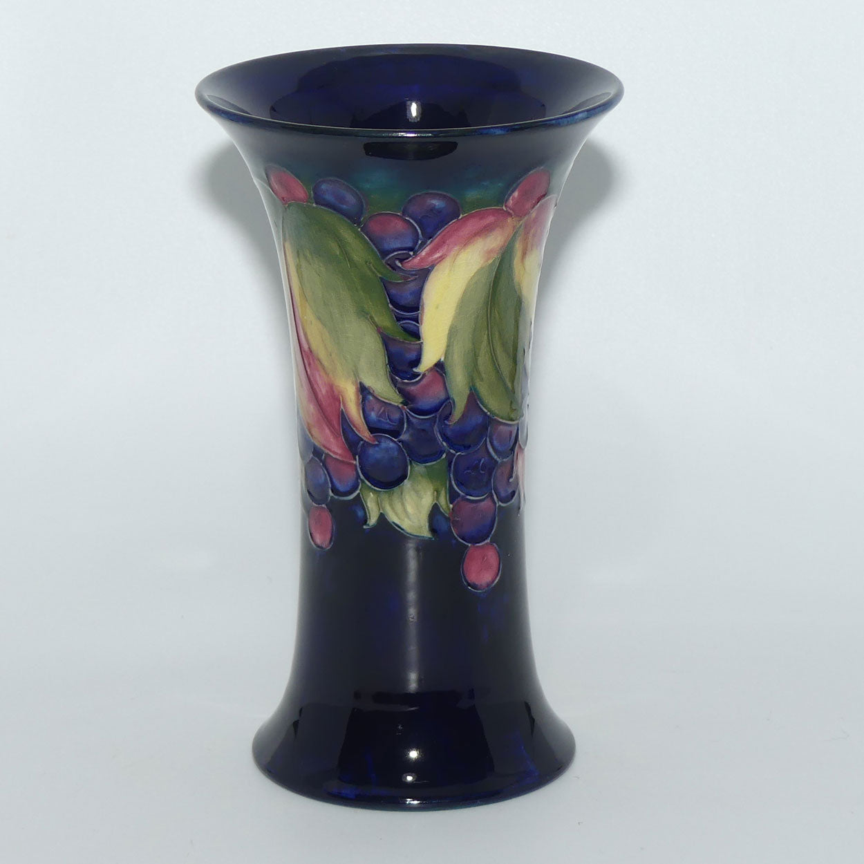 William Moorcroft Leaves and Fruit (Blue)