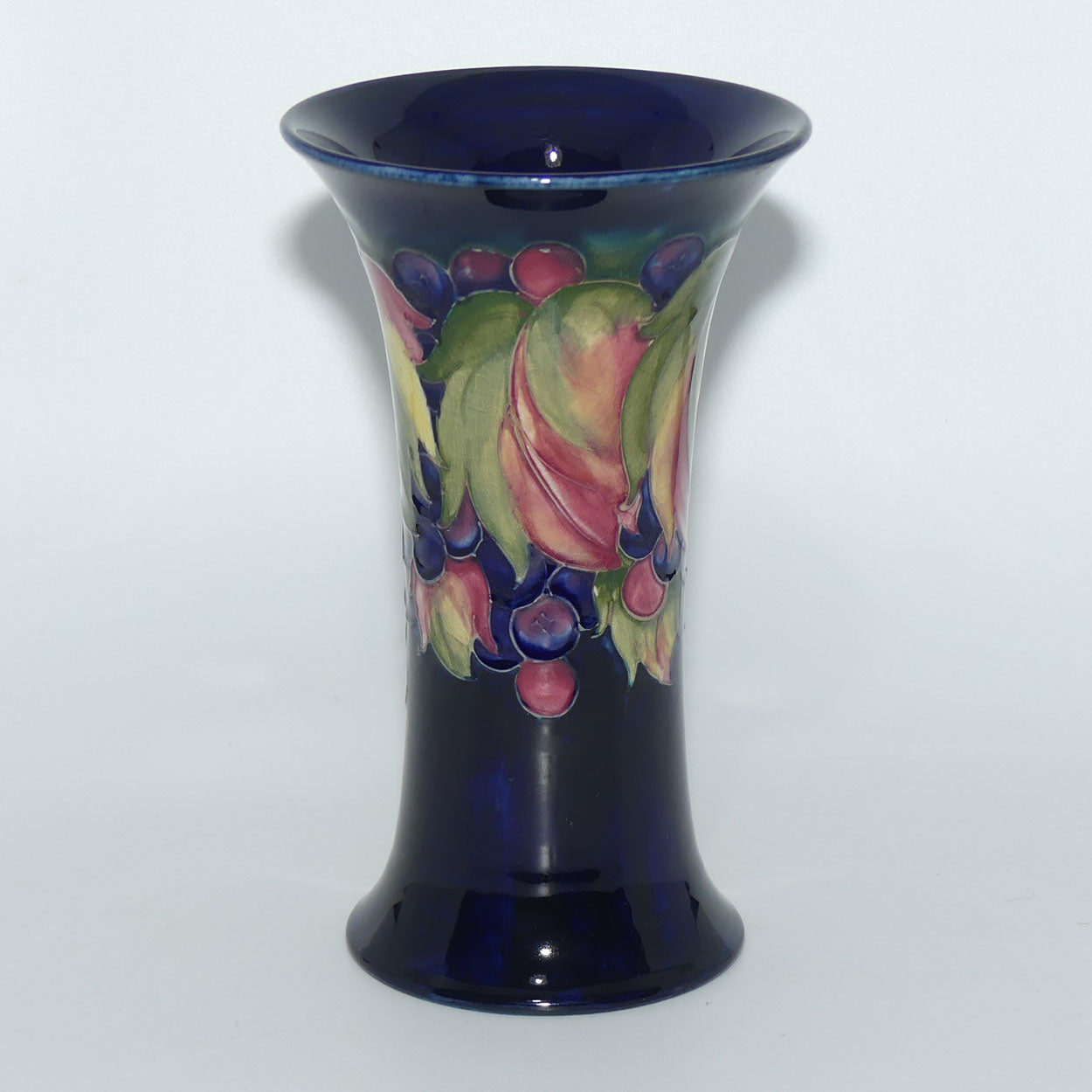 William Moorcroft Leaves and Fruit (Blue)