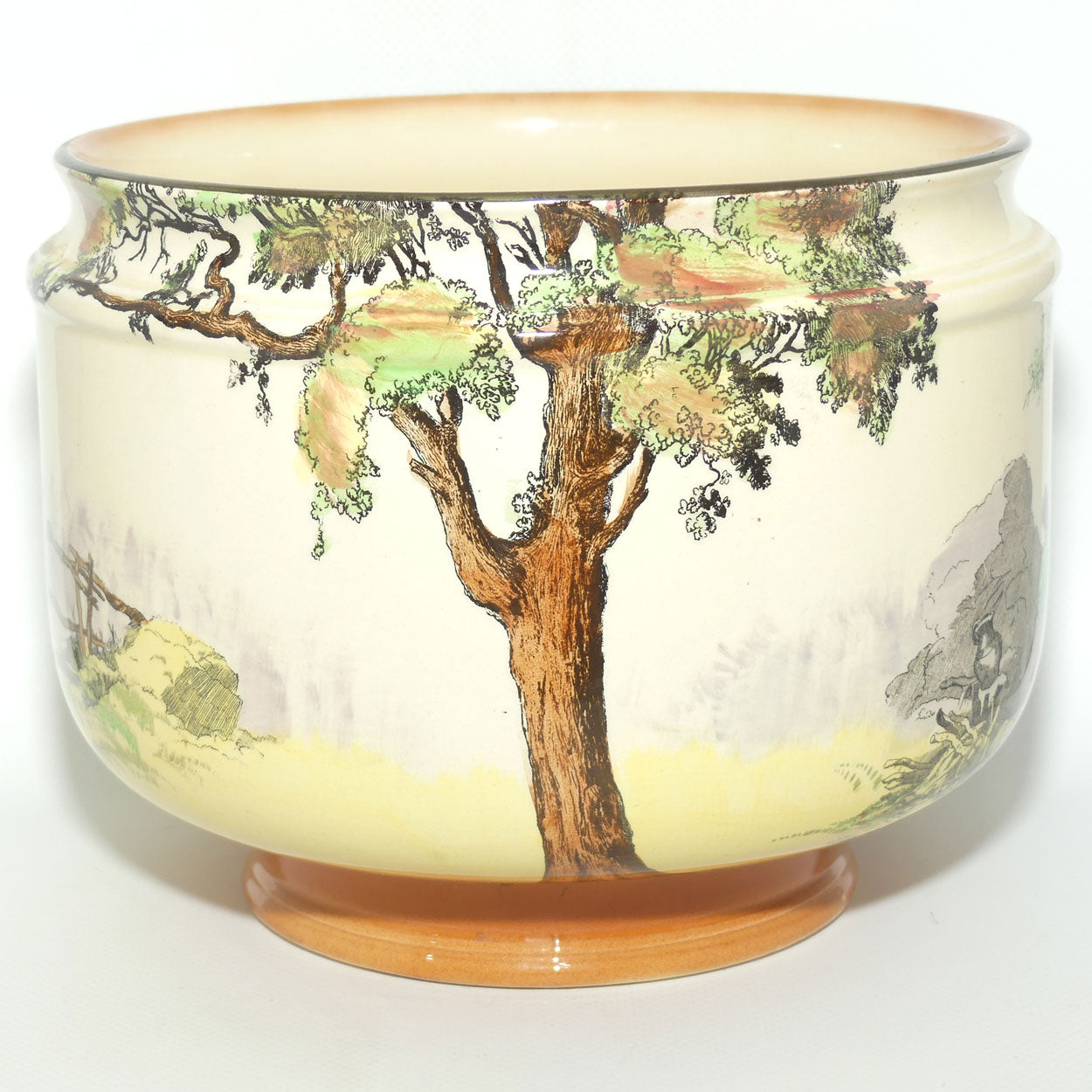 Royal Doulton Gleaners and Gypsies Lennox Flower bowl D4983