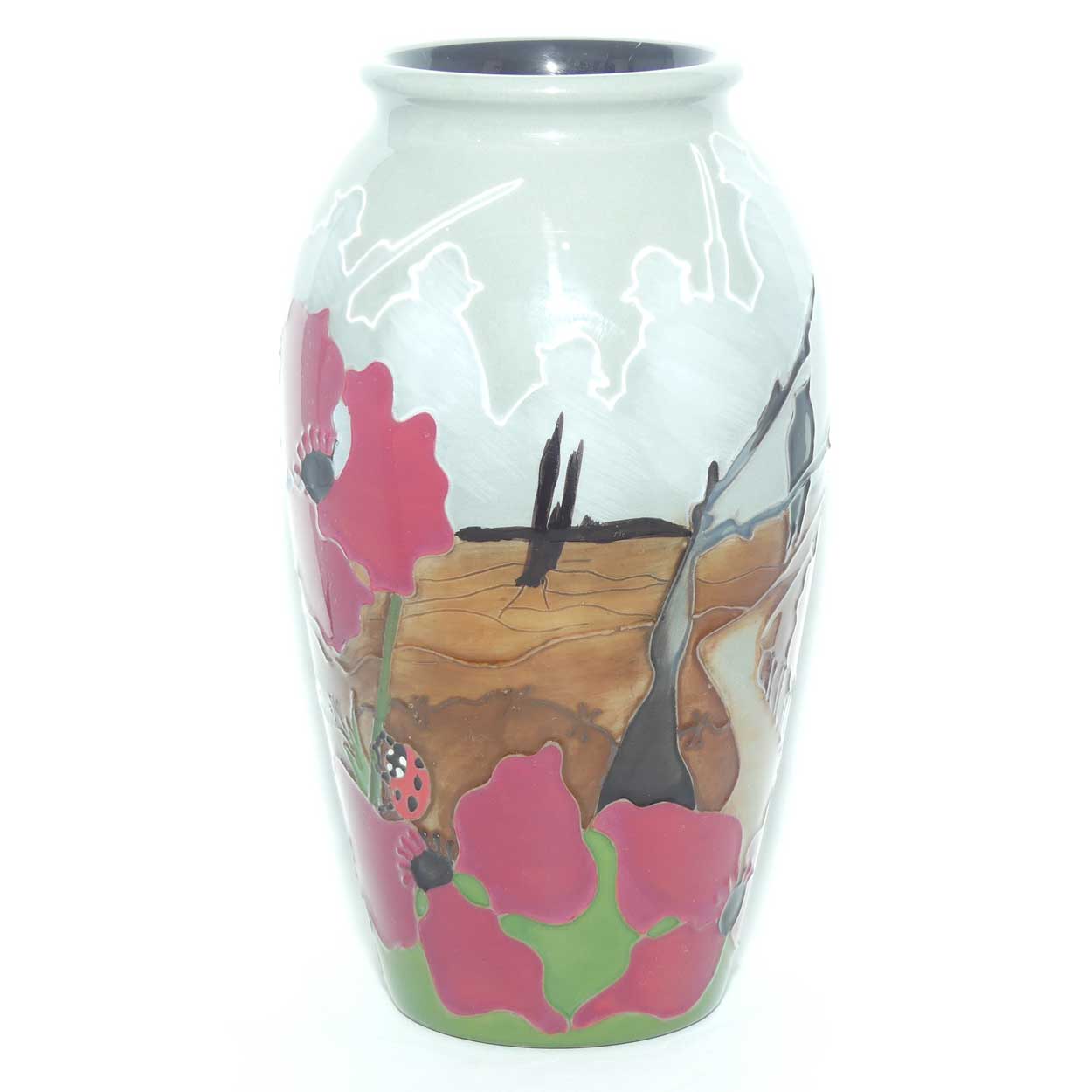 Moorcroft Lest we Forget vase | Shape 393/7 | Num Ed 25