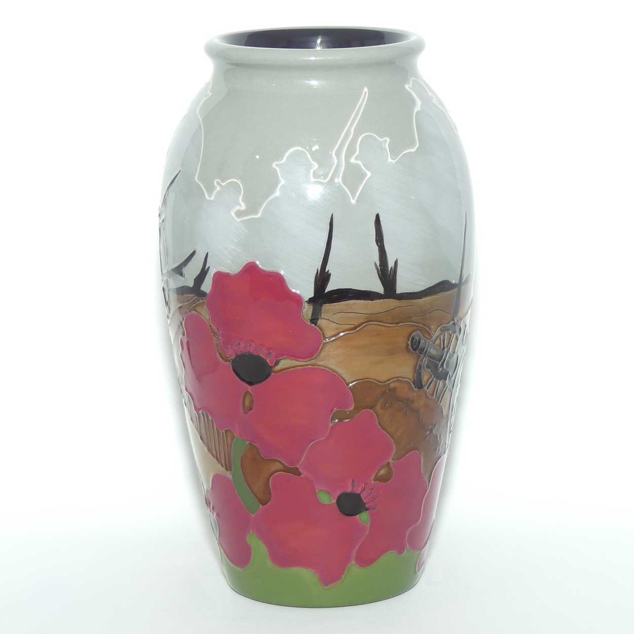 Moorcroft Lest we Forget vase | Shape 393/7 | Num Ed 25