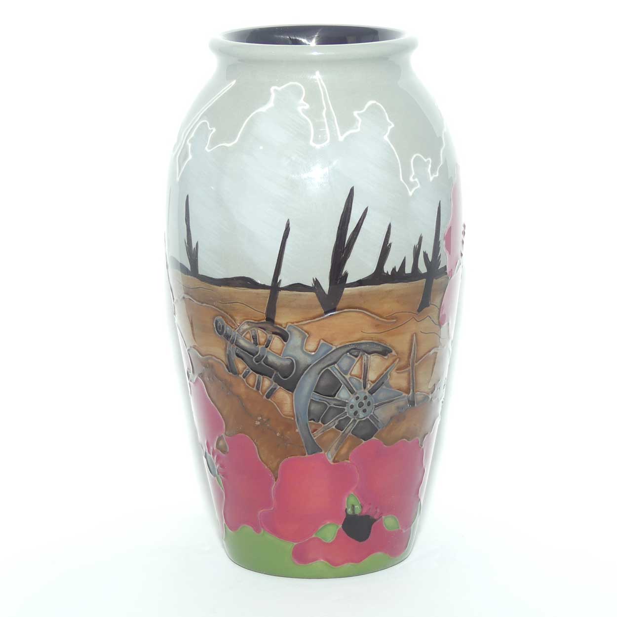 Moorcroft Lest we Forget vase | Shape 393/7 | Num Ed 25