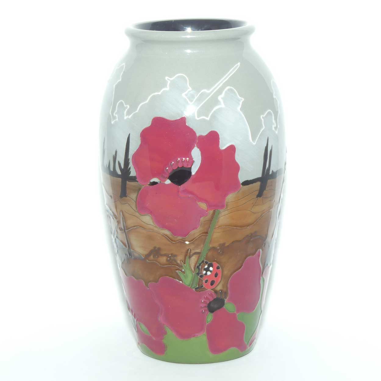 Moorcroft Lest we Forget vase | Shape 393/7 | Num Ed 25