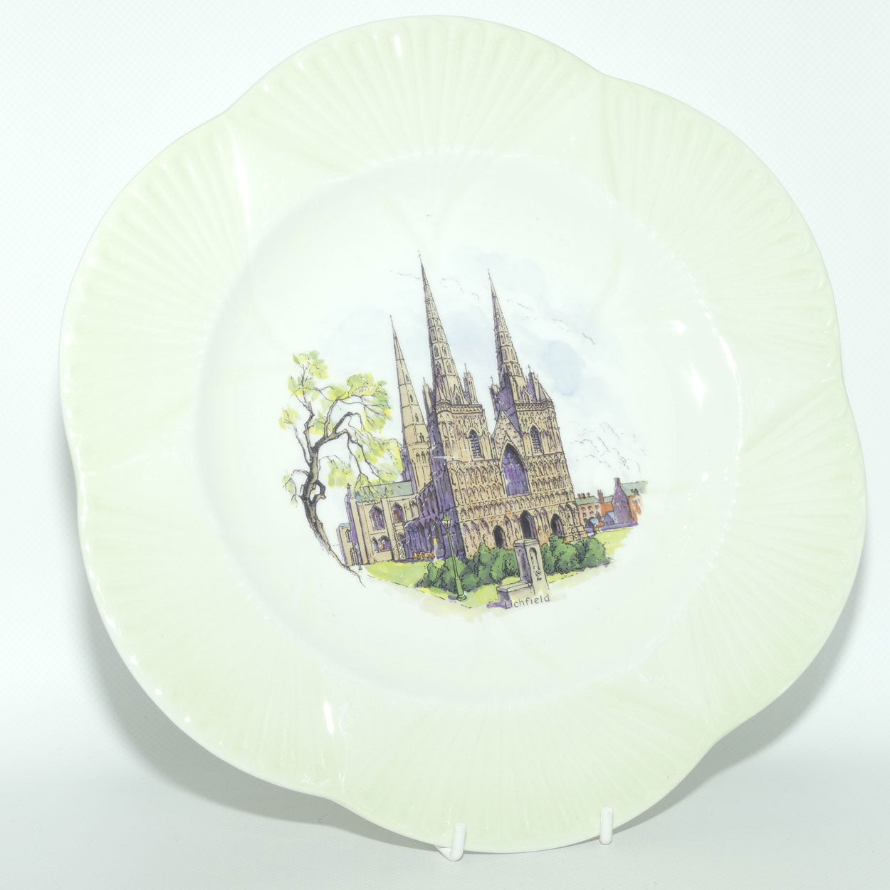 Shelley display plate | Dainty shape | Lichfield Cathedral