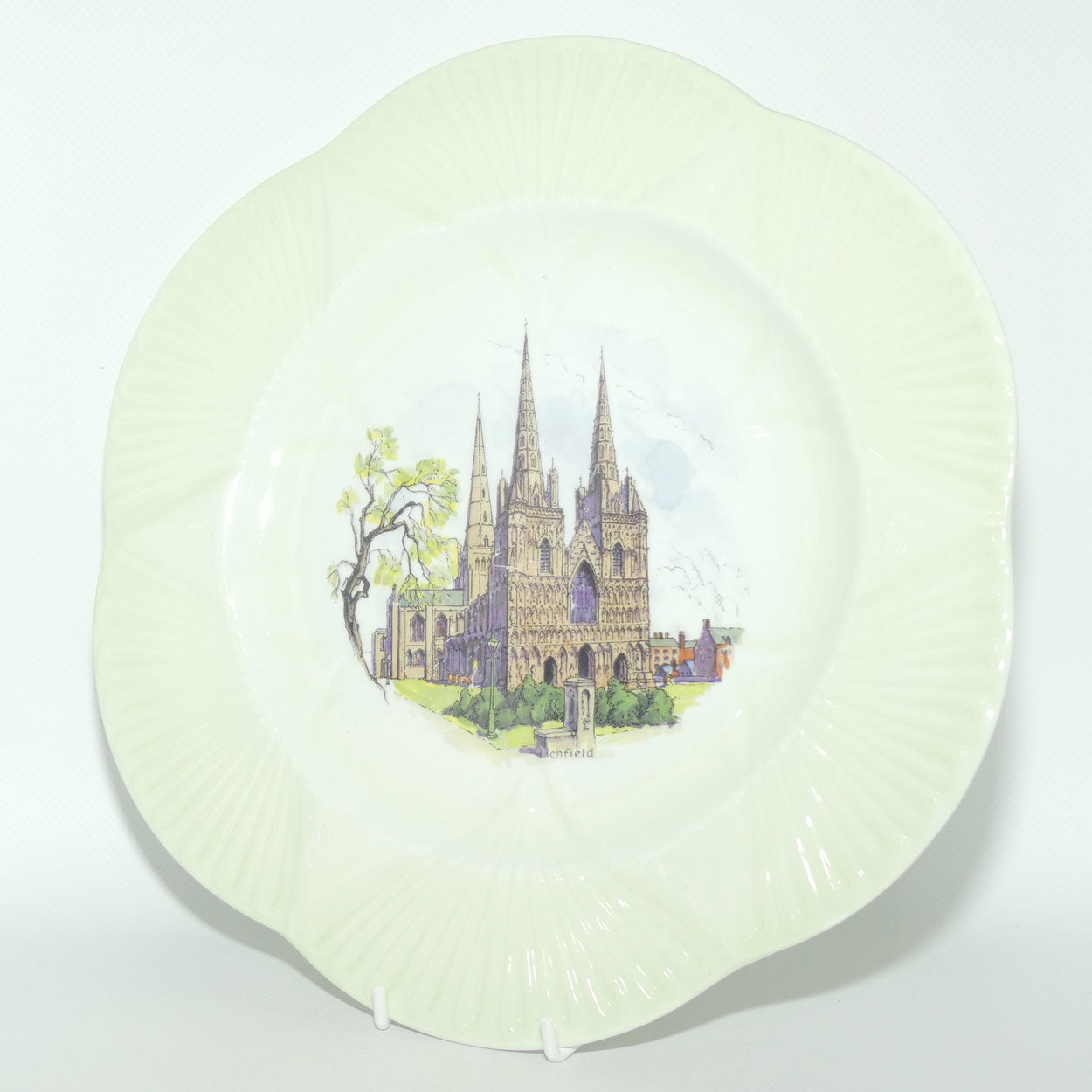 Shelley display plate | Dainty shape | Lichfield Cathedral