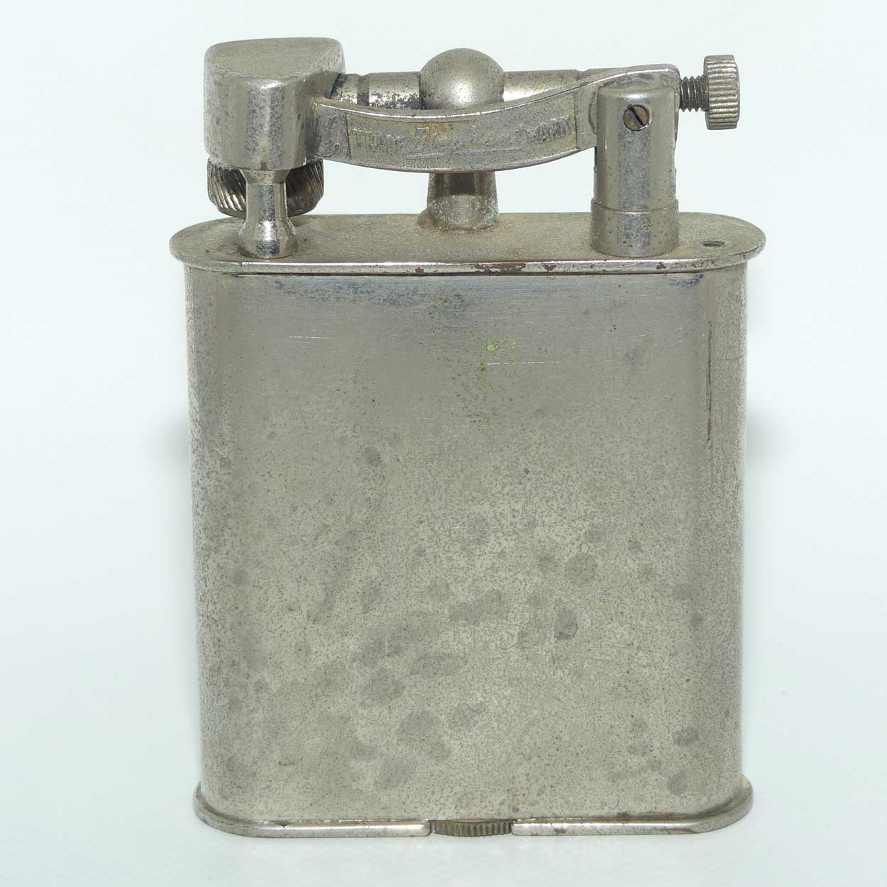 Unusual Lift Arm Elephant TRADE MARK table lighter | NOTE LARGE SIZE