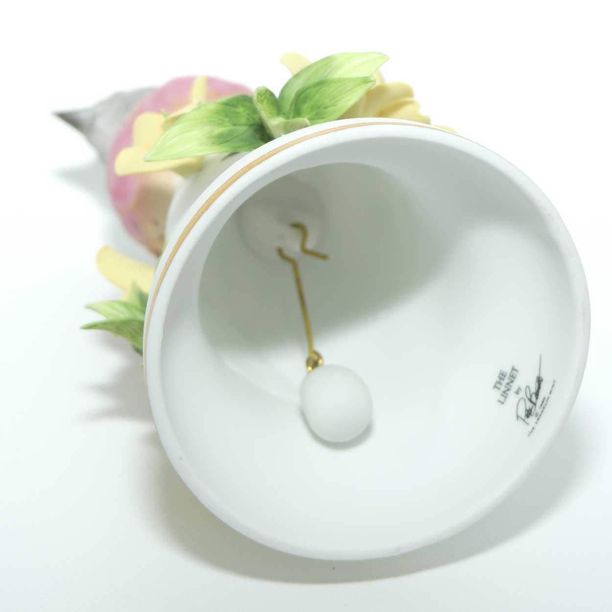 Franklin Mint | Peter Barrett designed Bird Bell | Linnet