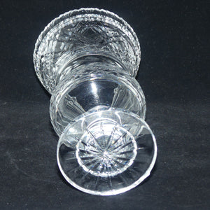 Waterford Crystal Lismore pattern Master Cutter Thistle vase