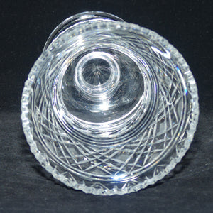 Waterford Crystal Lismore pattern Master Cutter Thistle vase