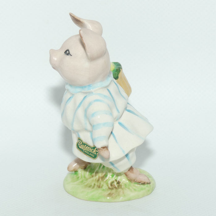 Beswick Beatrix Potter Little Pig Robinson | Striped Dress | BP2a | Original Label | #2