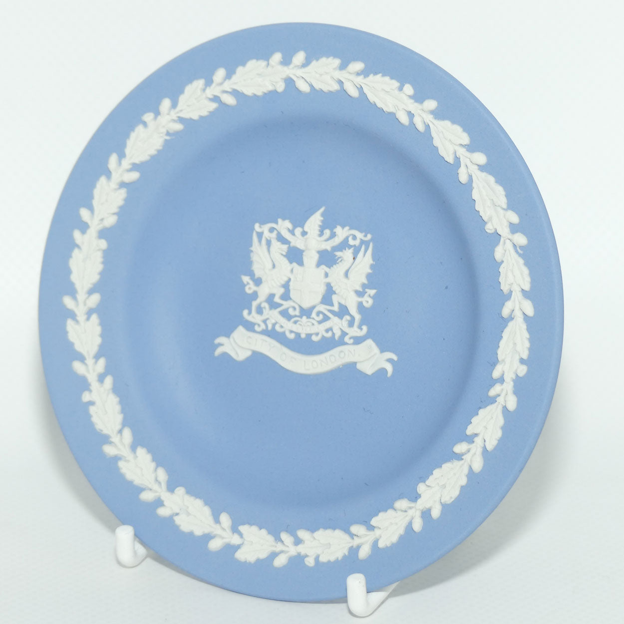 Wedgwood Jasper |  Coat of Arms London | Miniature Plate | no box