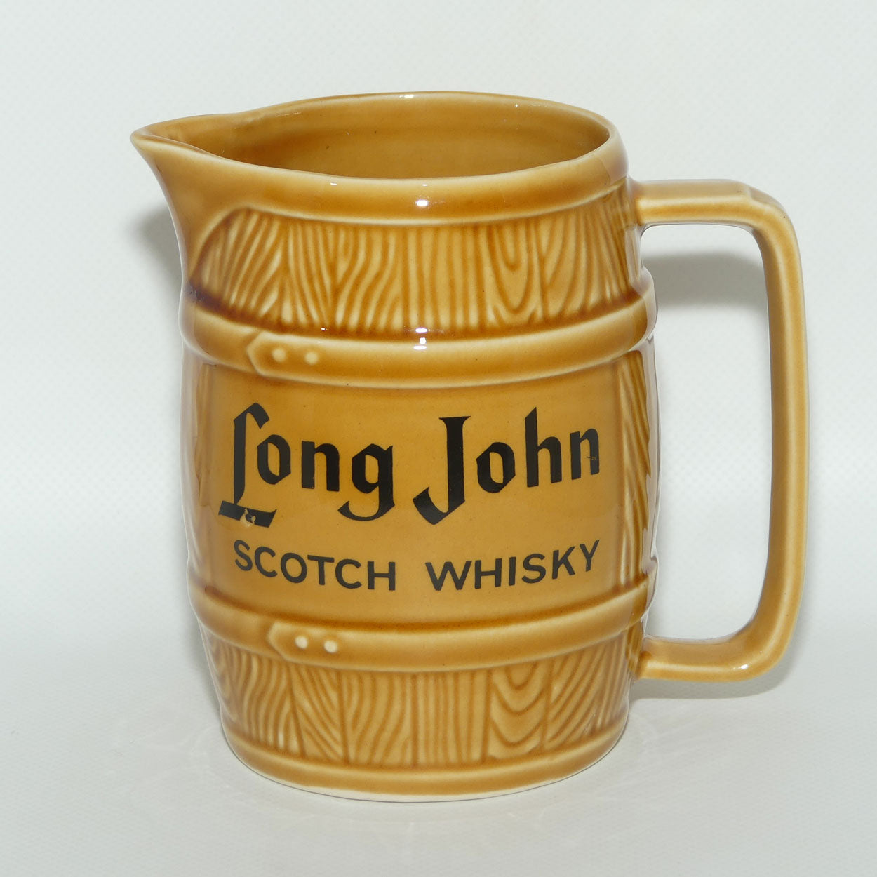 West Highland Pottery Co Long John Scotch Whisky water jug