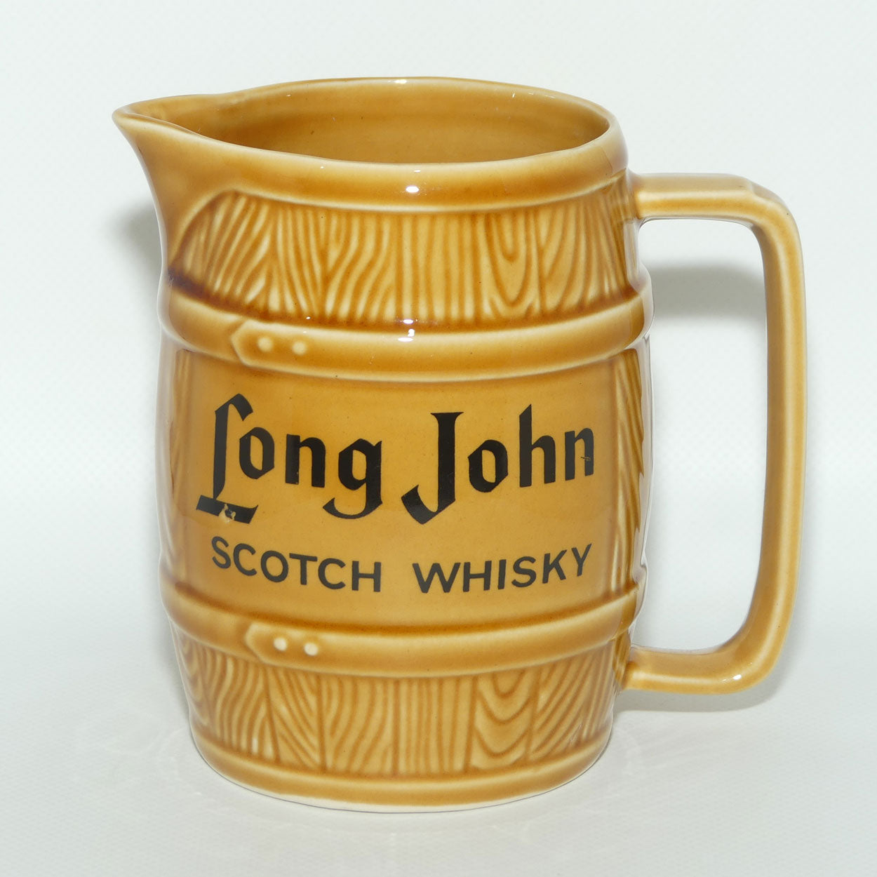 West Highland Pottery Co Long John Scotch Whisky water jug
