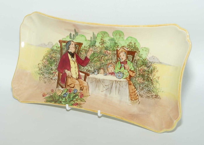 Royal Doulton A Hundred Years Ago pattern long tray D5499