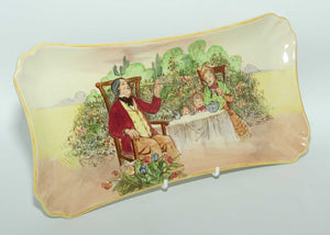 Royal Doulton A Hundred Years Ago pattern long tray D5499