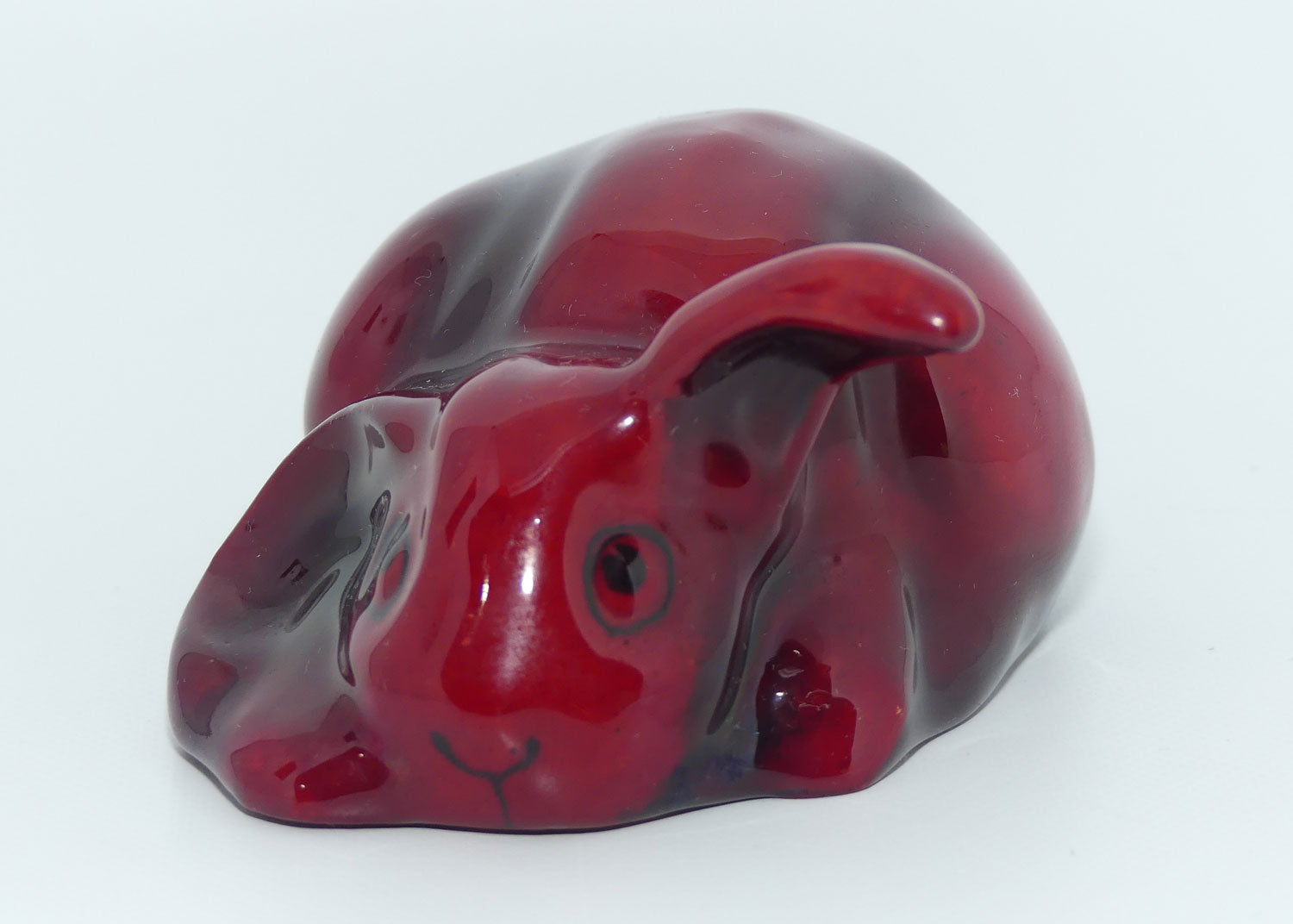 Royal Doulton Flambe Lop Eared Rabbit | Crouching | unrecorded