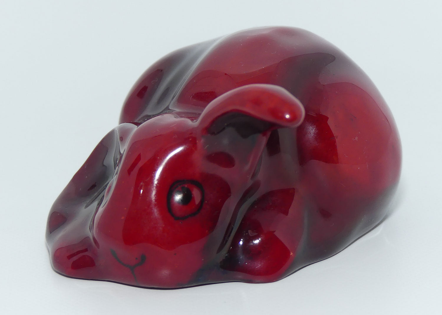 Royal Doulton Flambe Lop Eared Rabbit | Crouching | unrecorded